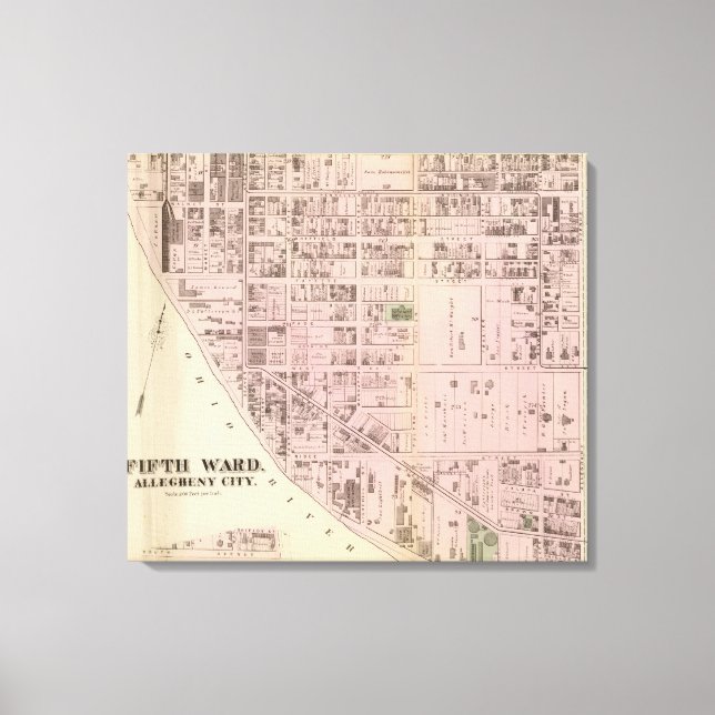 Allegheny ward 5 canvastryck (Framsida)
