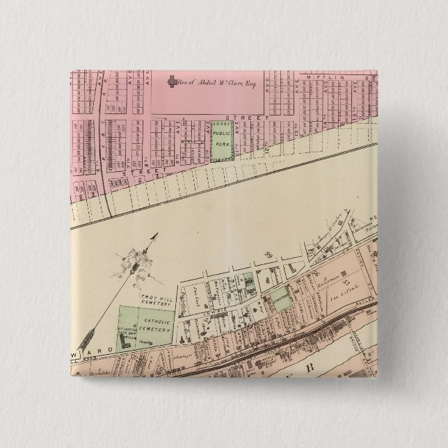 Allegheny ward 8 Homestead Knapp (Framsida)