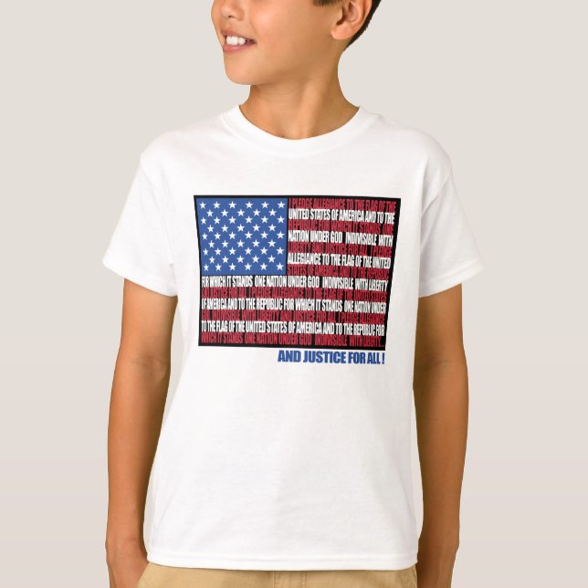Allegiansens löfte om t-shirt (Framsida)