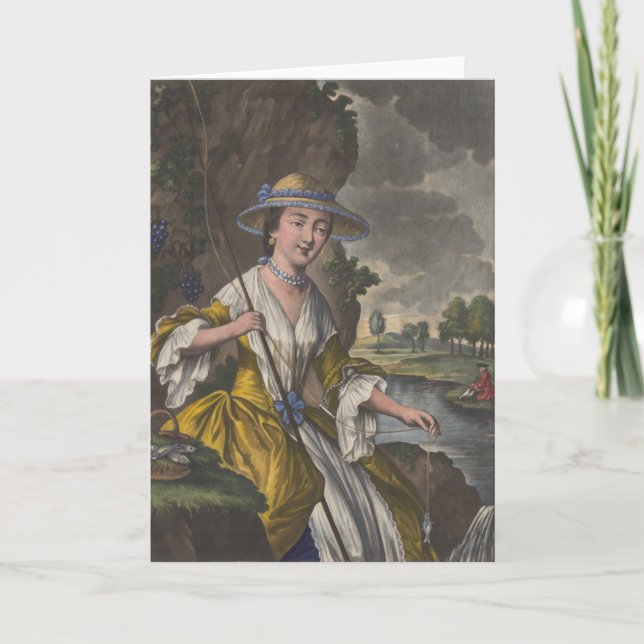 Allegori av Augusti - hälsningkort Kort (Framsida)