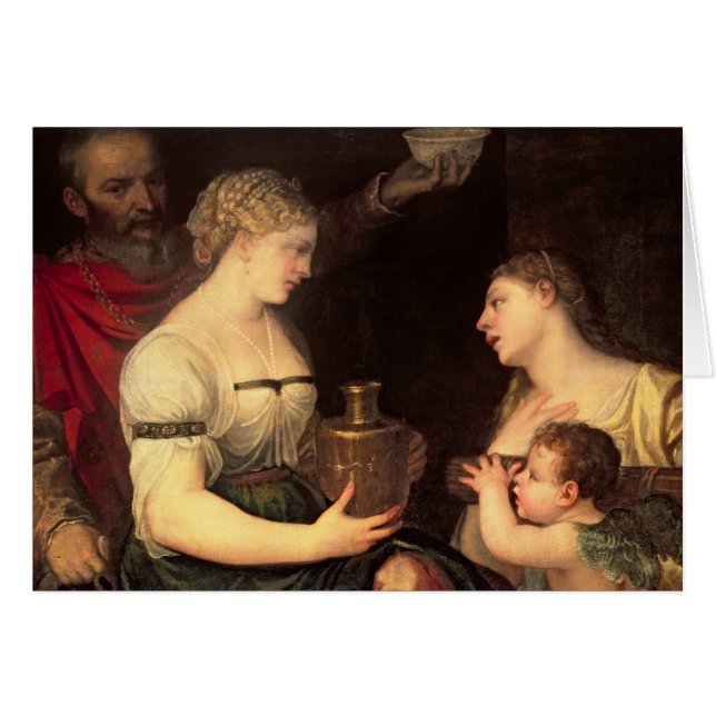 Allegori av gift liv hälsningskort (Framsidan Horizontal)