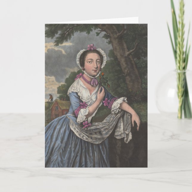 Allegori av Juni - hälsningkort Kort (Framsida)