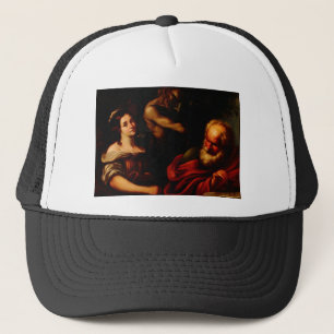 Allegori av matematik av Bernardo Strozzi Truckerkeps