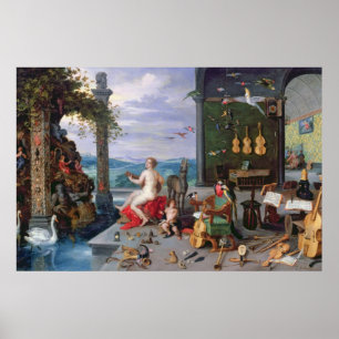 Allegori av musik poster