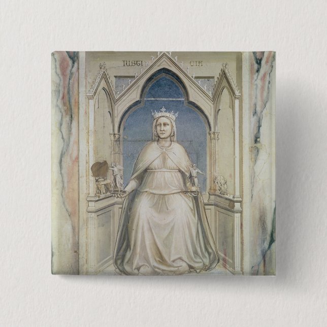 Allegori av rättvisa, c.1305 knapp (Framsida)