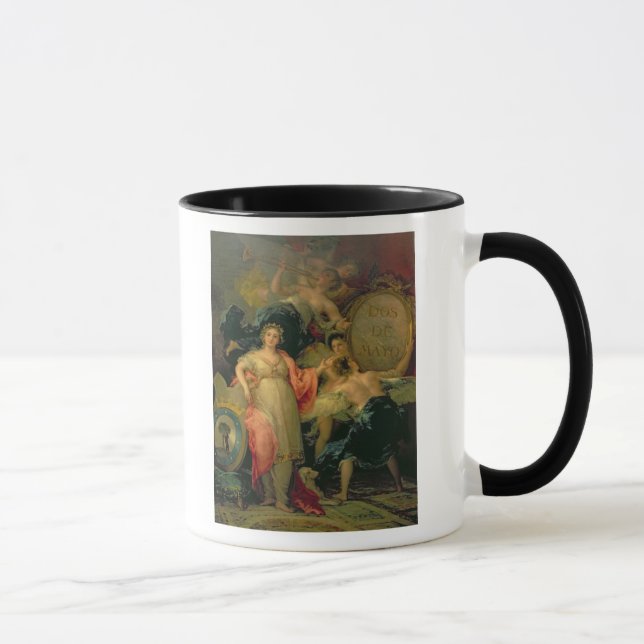 Allegori av staden av Madrid, 1810 Mugg (Höger)