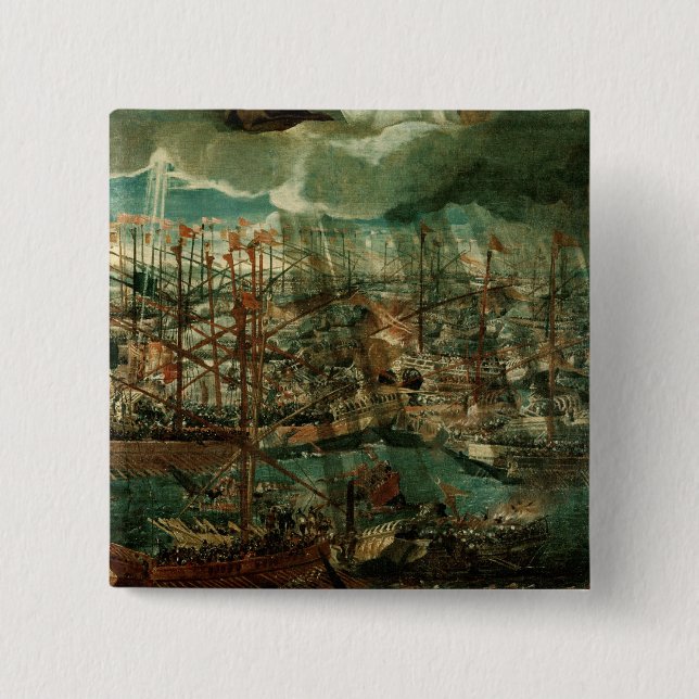 Allegori av striden av Lepanto Knapp (Framsida)