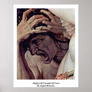 Allegori av triumfen av Venus av Angelo Bronzino Poster