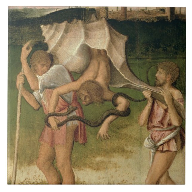 Allegori av vishet (olja på panel) kakelplatta (Framsidan)