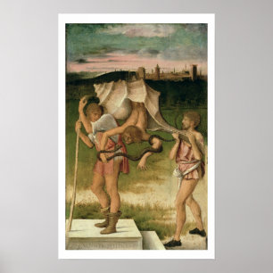 Allegori av vishet (olja på panel) poster