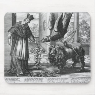 Allegori i beröm av Cardinal Richelieu Musmatta