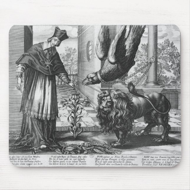 Allegori i beröm av Cardinal Richelieu Musmatta (Framsidan)