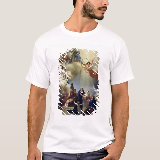 Allegori i hedern av födelsen av Henri de Tee Shirt (Framsida)