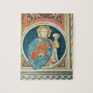 Allegorical figur av absolutism, en av flera D Pussel