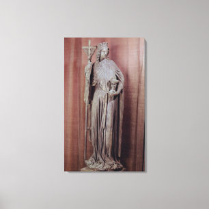 Allegorical figur av det kyrkliga innehav en canvastryck