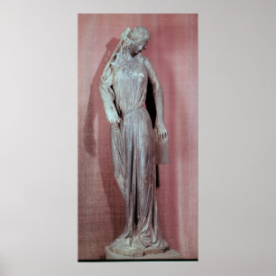 Allegorical figur av synagogan poster