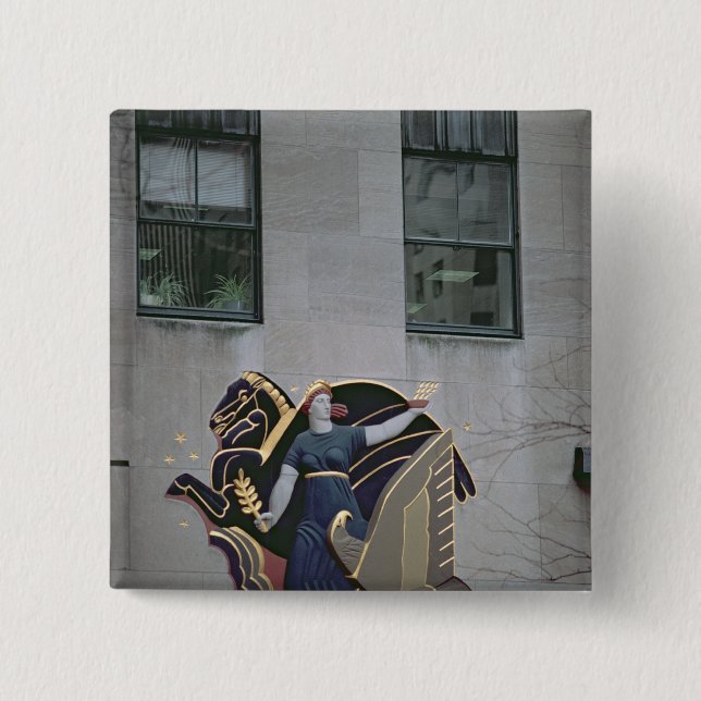 Allegorical plats knapp (Framsida)