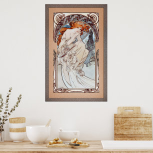 Allegorie de la Musique av Alphonse Mucha Poster
