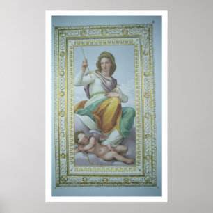 Allegorin av kyskhet (frescoen) poster