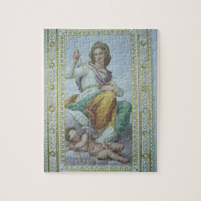 Allegorin av kyskhet (frescoen) pussel (Vertikal)