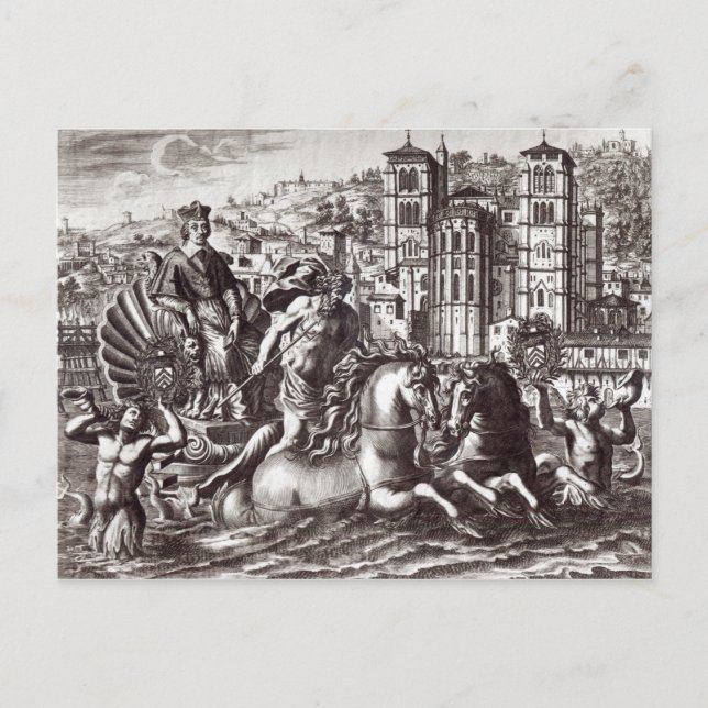 Allegory firande vykort (Framsida)