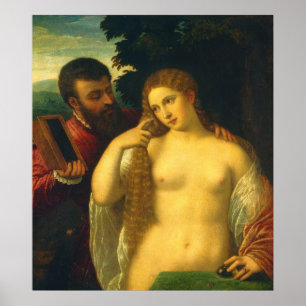 Allegory Kärlek - Titian Fine Art Poster