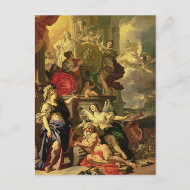 Allegory of a Reign, 1690 Vykort (Framsida)