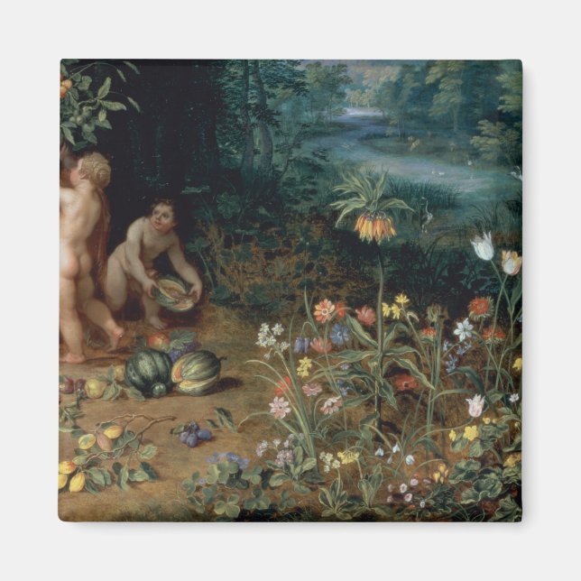 Allegory of Abundance, detalj Magnet (Framsidan)