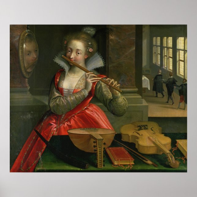 Allegory of Music , 1600 Poster (Framsidan)