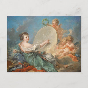 Allegory of Painting, 1765 (oil on canvas) Vykort