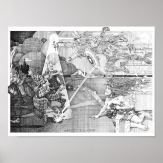 Allegory of Revenge and Devine Justice Poster