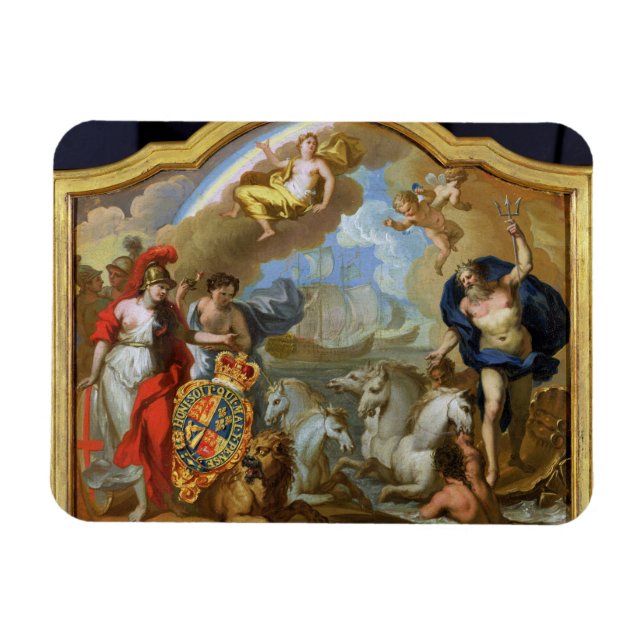 Allegory of the Power of Underbar Britain by Sea,  Magnet (Horisontell)