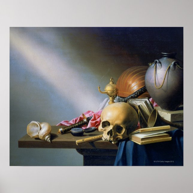 Allegory of the Vanities of Human Life Poster (Framsidan)
