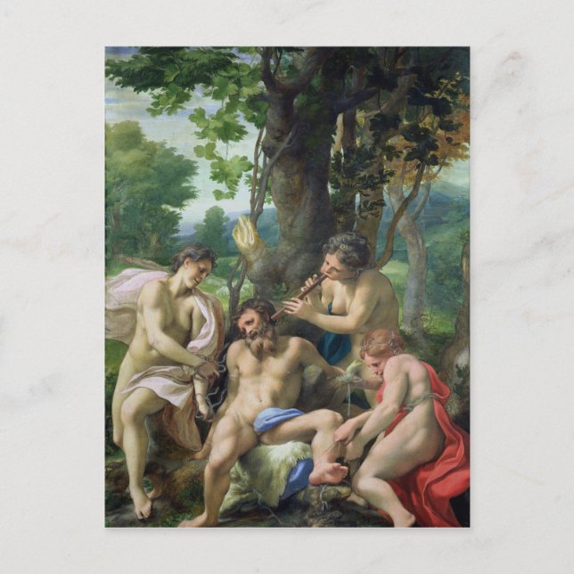 Allegory of the Vices, 1529-30 Vykort (Framsida)