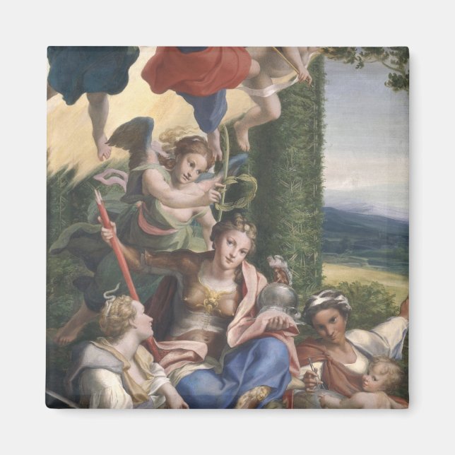 Allegory of the Virtues, 1529-30 Magnet (Framsidan)