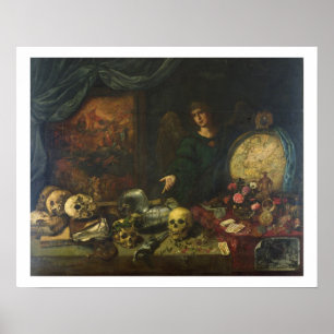 Allegory of Vanity, 1650-60 (oil on canvas) Poster