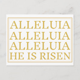 Alleluia Catholik Påsk Hälsning Vykort