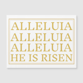Alleluia Han är Risen Påsk Magnetic Card