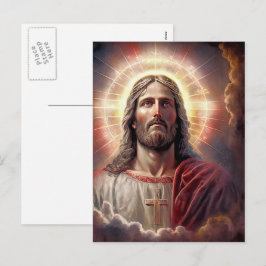 Alleluia! Hej, Risen! Jesus Kristus målning Helg Vykort