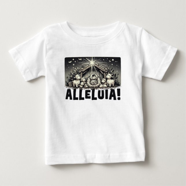 Alleluia!: Julens glädje T Shirt (Framsida)