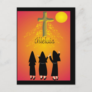 "Alleluia", katolska Religiösor Vykort