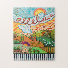 Alleluia Musical Landcape Jigszle Puzzle Pussel