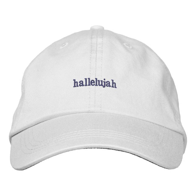 allelujah / broderad mössa av: Opal01  Keps (Framsida)