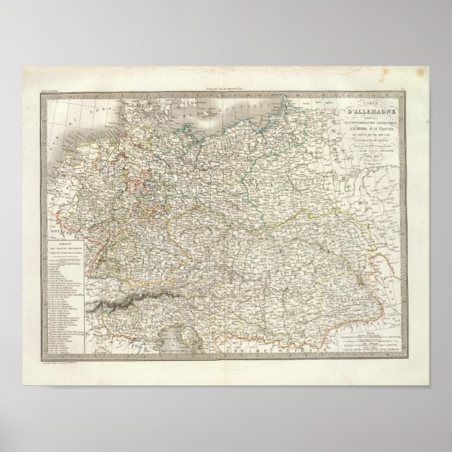 Allemagne - Tyskland Poster (Framsidan)