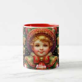 ALLEN ~ CHRISTMAS CHILD ~ Två-Tonad MUGG