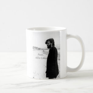 Allen Cohen på strand60-tal Kaffemugg