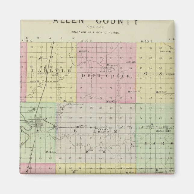 Allen County, Kansas Magnet (Framsidan)