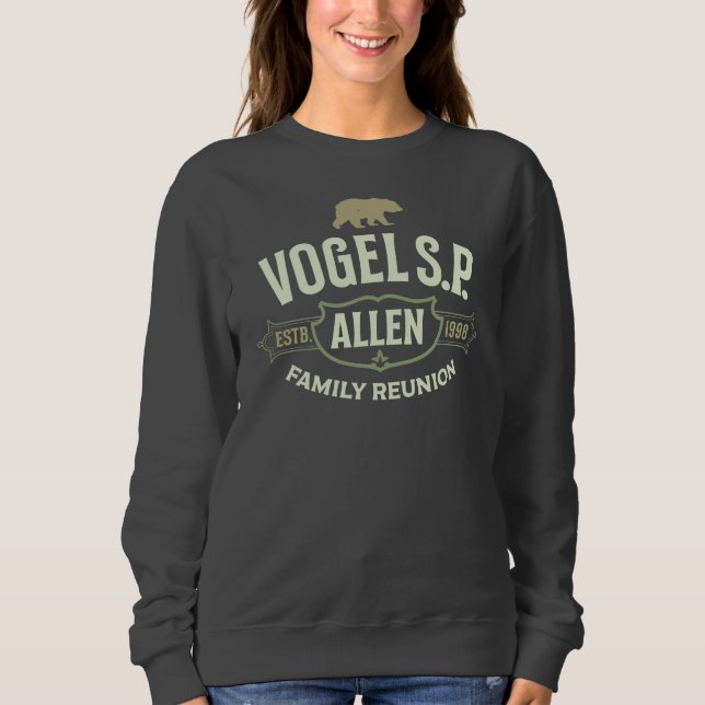 Allen Family Reunion Sweatshirt T Shirt (Framsida)