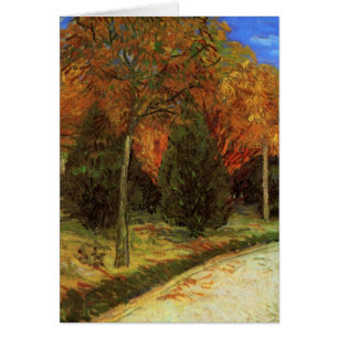 Allén i Arles by Vincent van Gogh Hälsningskort