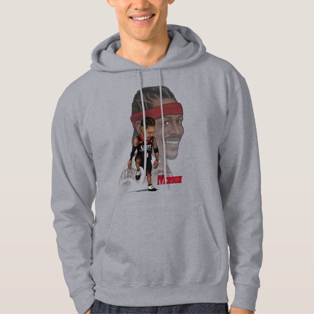 Allen Iverson Caricature Hoodie (Framsida)